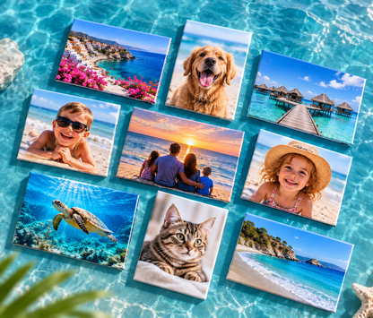 2 x 3" Personalised Photo Magnets