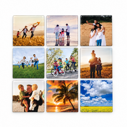 2 x 2" Square Personalised Photo Magnets