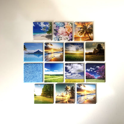 2 x 2" Square Personalised Photo Magnets
