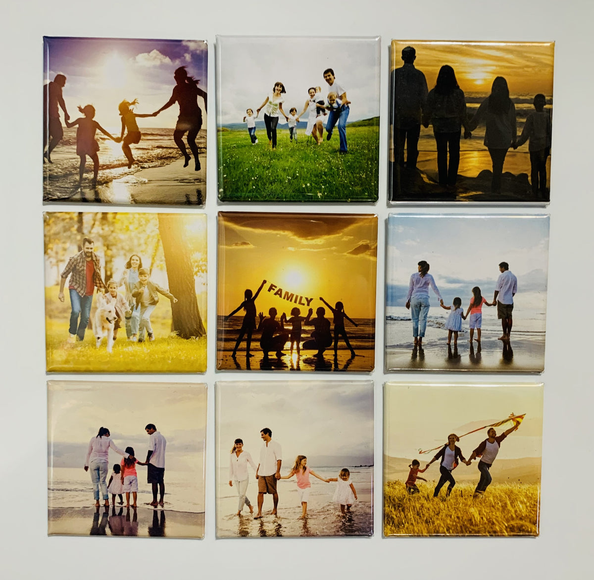 2 x 2" Square Personalised Photo Magnets